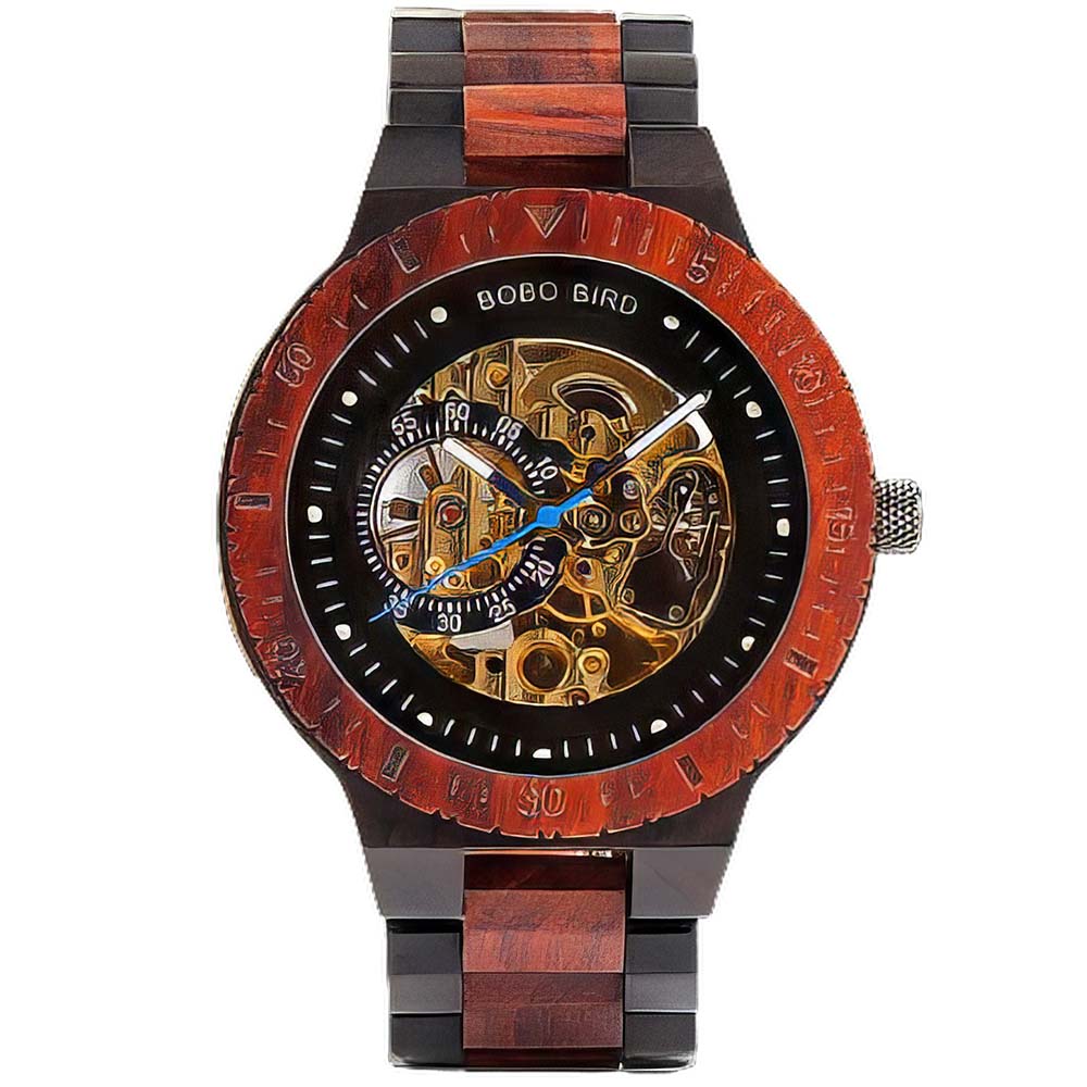 Houten horloge